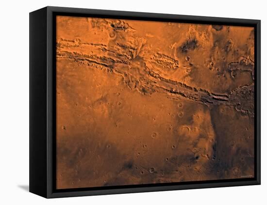 Coprates Region of Mars-Stocktrek Images-Framed Premier Image Canvas