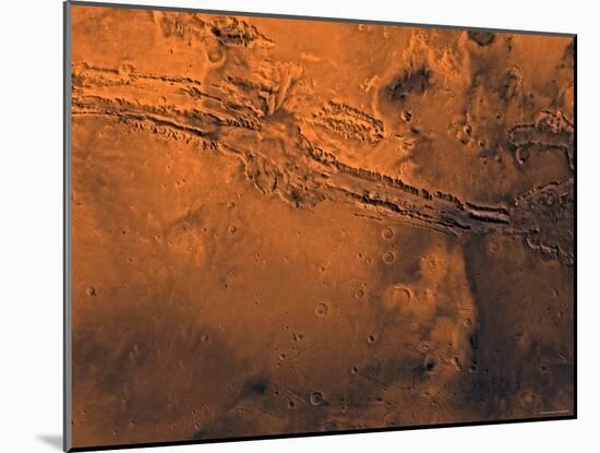 Coprates Region of Mars-Stocktrek Images-Mounted Photographic Print