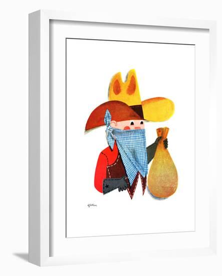 Cops and Robbers - Jack & Jill-George Fithian-Framed Giclee Print