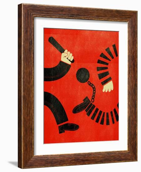 Cops-Dale Edwin Murray-Framed Giclee Print