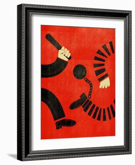 Cops-Dale Edwin Murray-Framed Giclee Print