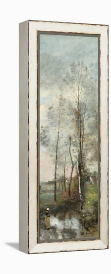 Copse of Alder and Birch, 1865-70-Jean-Baptiste-Camille Corot-Framed Premier Image Canvas