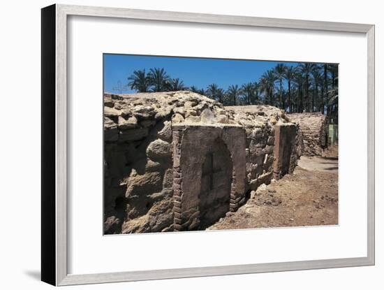 Coptic Cemetery, Medum, Egypt-null-Framed Giclee Print