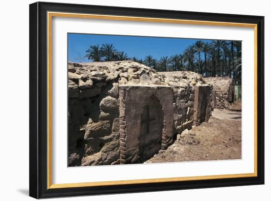 Coptic Cemetery, Medum, Egypt-null-Framed Giclee Print