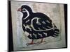 Coptic Egyptian textile showing a quail, 3rd or 4th century AD. Artist: Unknown-Unknown-Mounted Giclee Print