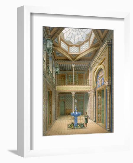 Copula Style Ceiling, Design for the Entrance Hall to Wilhelma, 1837-Karl Ludwig Wilhelm Zanth-Framed Giclee Print