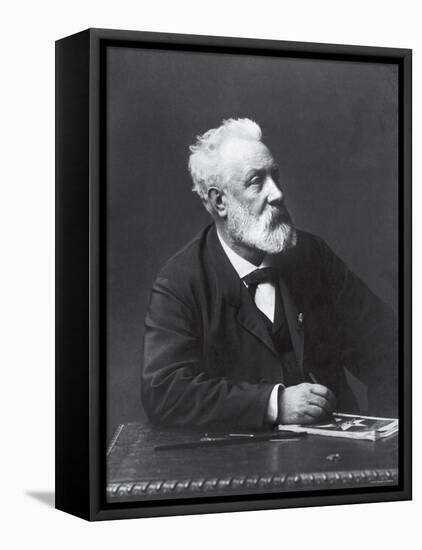 Copy from Carte de Visite of French Writer and Futurist Jules Verne-null-Framed Premier Image Canvas