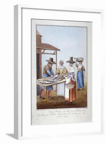 Copy of a Stained Glass Window, St Peter's Hospital, Newington Butts, Southwark, London, 1825-G Yates-Framed Giclee Print