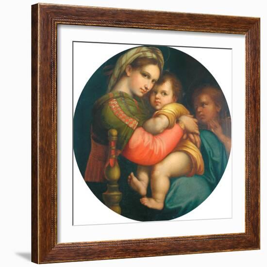 Copy of Madonna and Child-Raphael-Framed Giclee Print