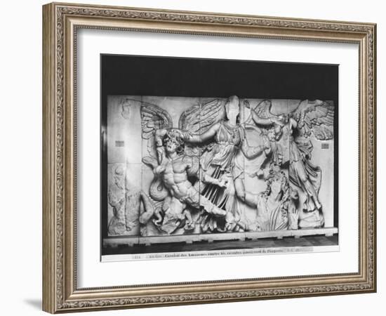 Copy of the Great Altar of Zeus and Athena, from Pergamon, c.180-160BC-null-Framed Giclee Print