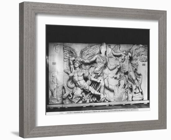 Copy of the Great Altar of Zeus and Athena, from Pergamon, c.180-160BC-null-Framed Giclee Print