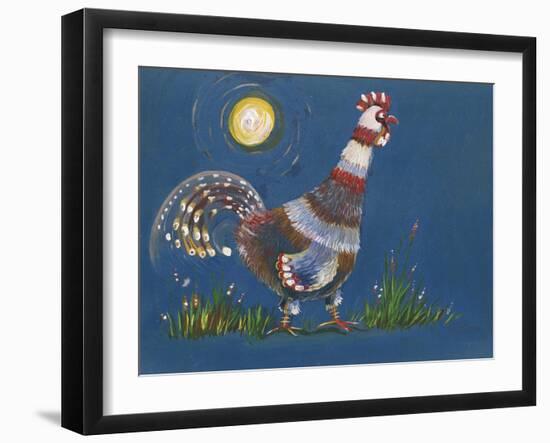 Coq À L'aube-Anne Cote-Framed Giclee Print