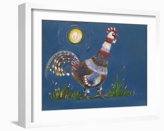 Coq À L'aube-Anne Cote-Framed Giclee Print