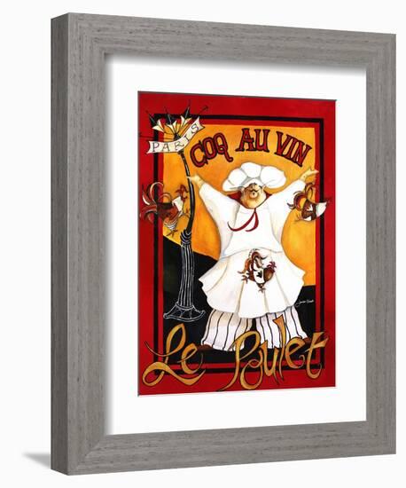 Coq Au Vin-Jennifer Garant-Framed Giclee Print