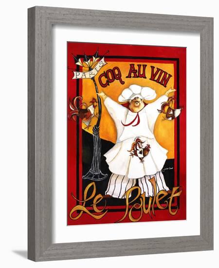 Coq Au Vin-Jennifer Garant-Framed Giclee Print