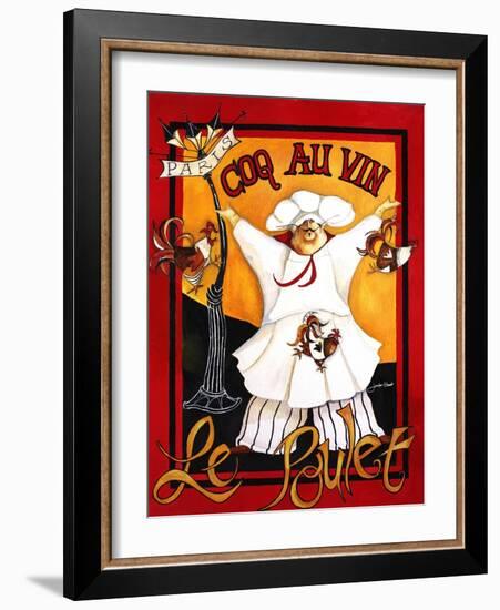 Coq Au Vin-Jennifer Garant-Framed Giclee Print