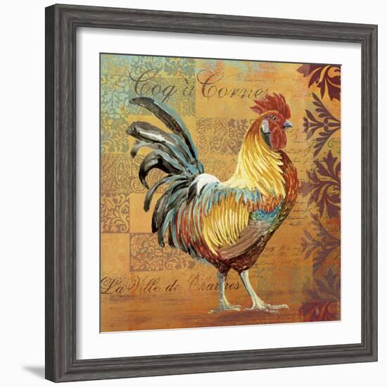 Coq Motifs I-null-Framed Giclee Print