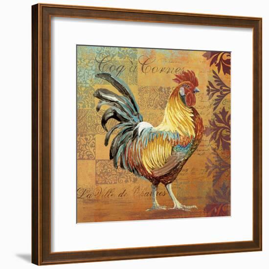 Coq Motifs I-null-Framed Giclee Print