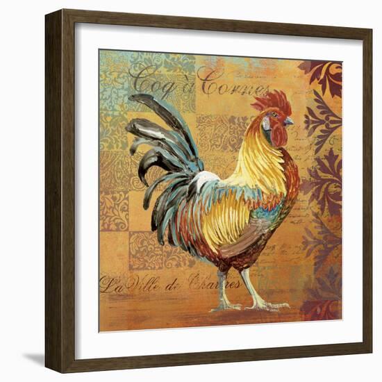 Coq Motifs I-null-Framed Giclee Print