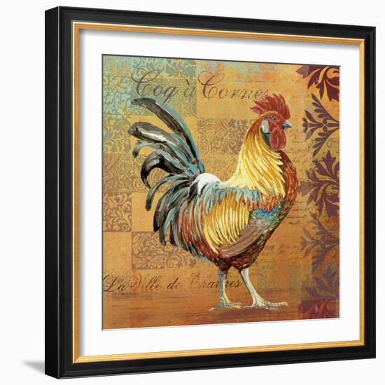 Coq Motifs I-null-Framed Giclee Print