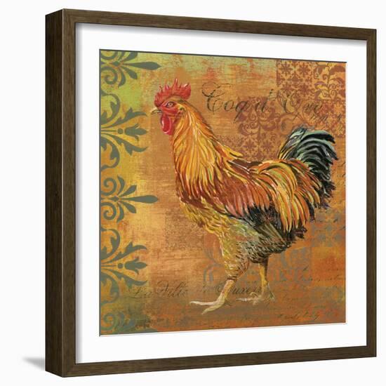 Coq Motifs II-null-Framed Giclee Print