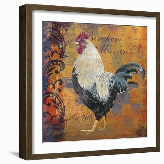 Coq Motifs III-null-Framed Giclee Print