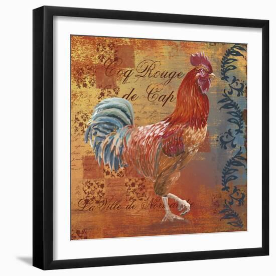 Coq Motifs IV-null-Framed Giclee Print