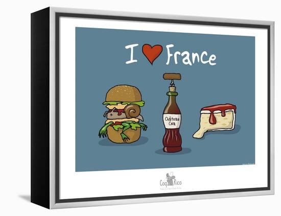 Coq-Ô-Rico - Gastronomie franco-américaine-Sylvain Bichicchi-Framed Stretched Canvas