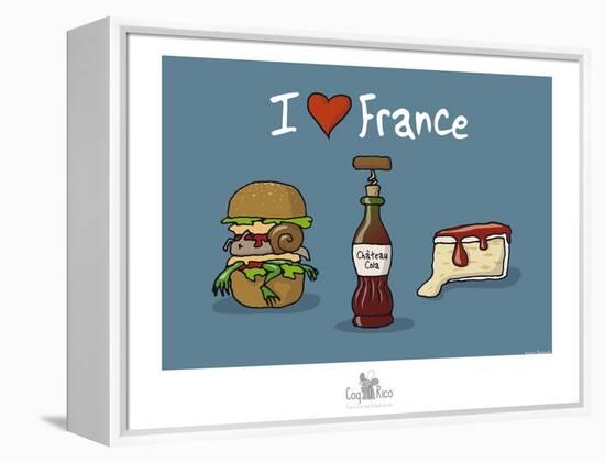 Coq-Ô-Rico - Gastronomie franco-américaine-Sylvain Bichicchi-Framed Stretched Canvas