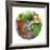 Coquelicot Circle-Florence Delva-Framed Giclee Print