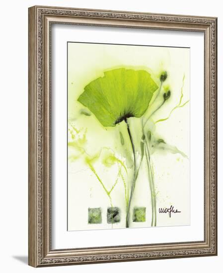 Coquelicot Vert I-Marthe-Framed Art Print