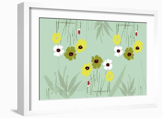 Coquelicot Vert-Anne Cote-Framed Giclee Print