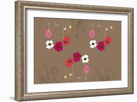Coquelicot-Anne Cote-Framed Giclee Print