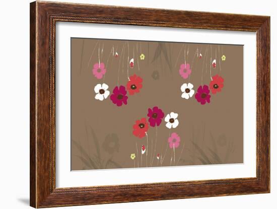 Coquelicot-Anne Cote-Framed Giclee Print