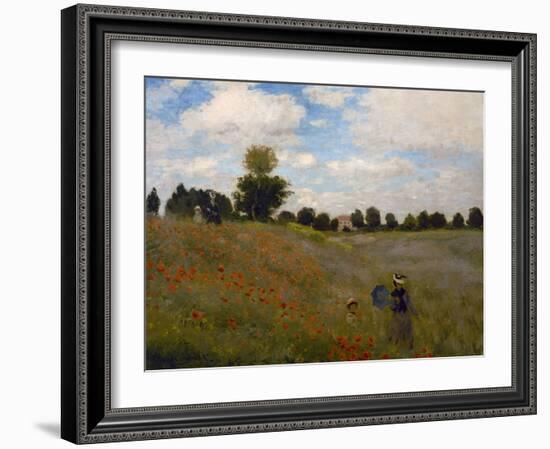 Coquelicots-Claude Monet-Framed Giclee Print