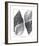 Coquillages Noir II-Maria Mendez-Framed Giclee Print