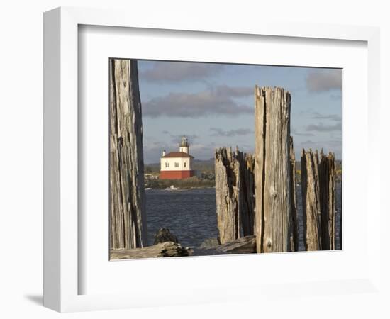 Coquille River Lighthouse, Bandon, Oregon, USA-William Sutton-Framed Photographic Print