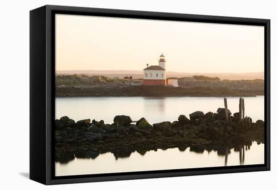 Coquille River Lighthouse-Richard Wong-Framed Premier Image Canvas