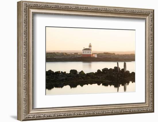 Coquille River Lighthouse-Richard Wong-Framed Photographic Print