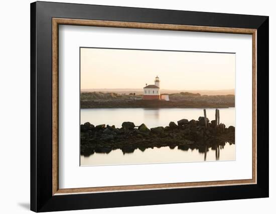 Coquille River Lighthouse-Richard Wong-Framed Photographic Print