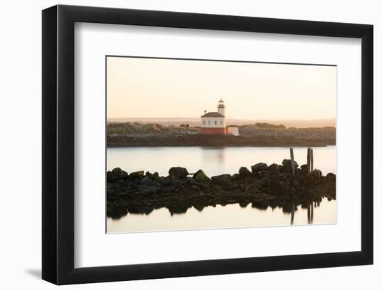 Coquille River Lighthouse-Richard Wong-Framed Photographic Print