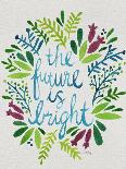 Future is Bright - Watercolor-Coquillette Cat-Art Print