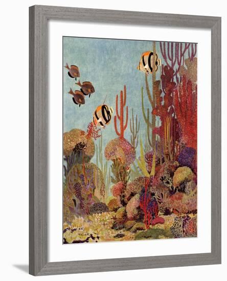 Coral and Fish, 1933-null-Framed Giclee Print