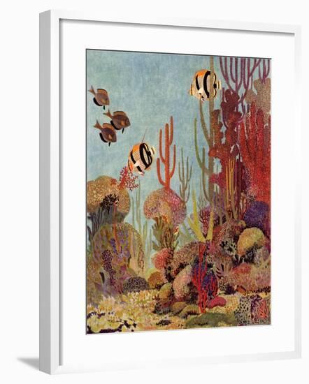 Coral and Fish, 1933-null-Framed Giclee Print