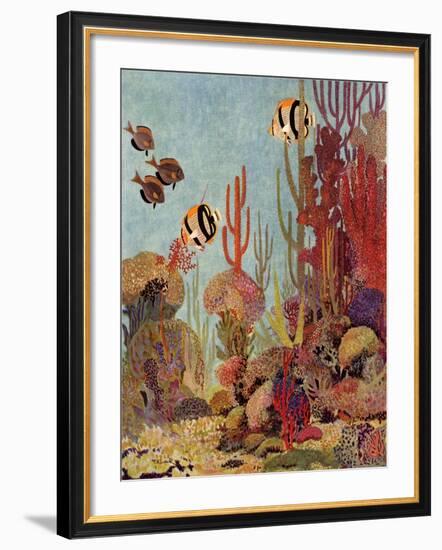 Coral and Fish, 1933-null-Framed Giclee Print