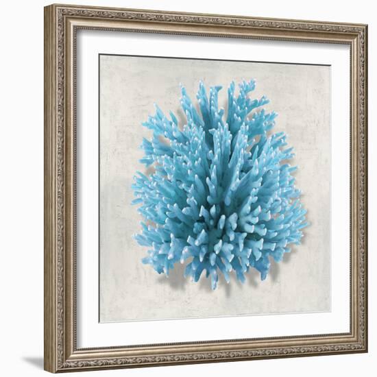 Coral Aqua I-Caroline Kelly-Framed Art Print