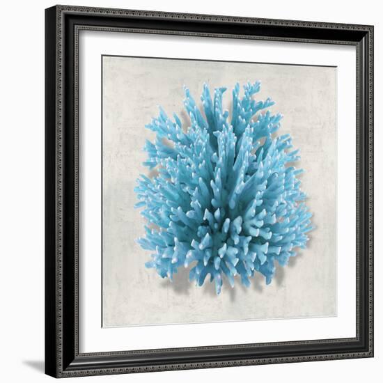 Coral Aqua I-Caroline Kelly-Framed Art Print