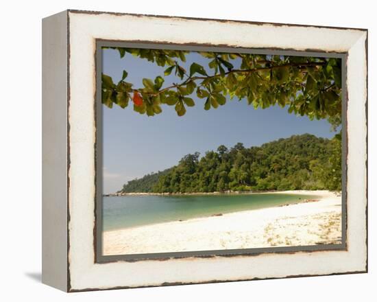 Coral Bay Beach, Pangkor Island, Perak State, Malaysia, Southeast Asia, Asia-Richard Nebesky-Framed Premier Image Canvas