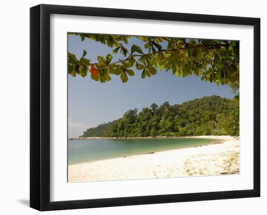 Coral Bay Beach, Pangkor Island, Perak State, Malaysia, Southeast Asia, Asia-Richard Nebesky-Framed Photographic Print