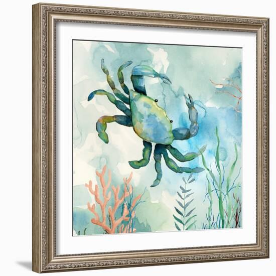 Coral Bay Crab--Framed Art Print